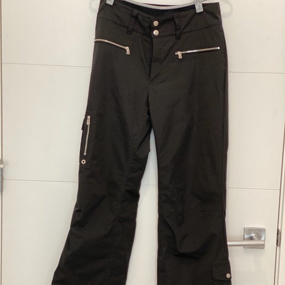 Bogner Black Women's Pants with Silver Accents - Picture 1 of 13